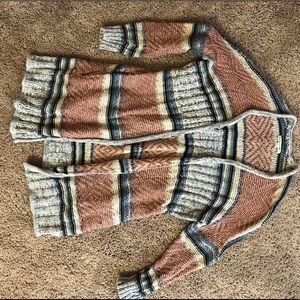 American Eagle Woven Cardigan